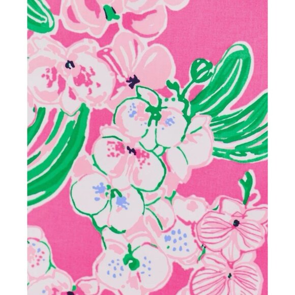 Lilly Pulitzer Multicolor Floral Stella Strapless Stress Bow Dress Sz 8 Preppy - Picture 4 of 16